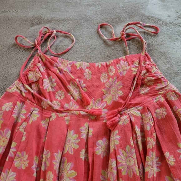 Free People Indigo Molly Floral Tunic size medium - Picture 6 of 13